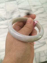 Load image into Gallery viewer, 53.3mm 100% natural Type A light yellow/green/purple/white jadeite jade bangle L70