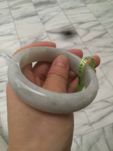 Load image into Gallery viewer, 57.4mm 100% natural Type A light green style jadeite jade bangle AB36-8519