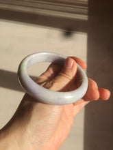 Load image into Gallery viewer, 58.1mm 100% natural type A certified light green/purple jadeite jade bangle AQ5-0684