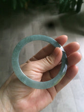 Load image into Gallery viewer, 58.1mm Certified Type A 100% Natural green/blue/gray/yellow super thin style Guatemala Jadeite bangle M51-7049
