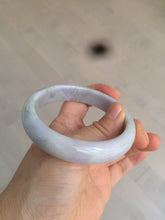 Load image into Gallery viewer, 58.1mm 100% natural type A certified light green/purple jadeite jade bangle AQ5-0684