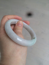 Load image into Gallery viewer, 55.5 mm Certified type A 100% Natural sunny green light purple Jadeite bangle AD54-1106 卖了