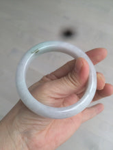 Load image into Gallery viewer, 55.5 mm Certified type A 100% Natural sunny green light purple Jadeite bangle AD54-1106 卖了