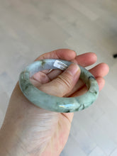 Load image into Gallery viewer, 54.5mm 100% natural certified green/purple jadeite jade bangle AM39-3535