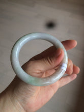 Load image into Gallery viewer, 58mm Certified 100% natural Type A light green/yellow/purple/blue round cut jadeite jade bangle AF3-9218