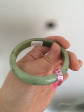 Load image into Gallery viewer, Certificated 54.5mm Type A 100% Natural apple green jadeite jade bangle X3-6557