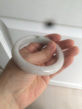 Load image into Gallery viewer, 55.5 mm Certified type A 100% Natural sunny green light purple Jadeite bangle AD54-1106 卖了