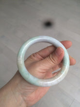 Load image into Gallery viewer, 58mm Certified 100% natural Type A light green/yellow/purple/blue round cut jadeite jade bangle AF3-9218