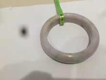 Load image into Gallery viewer, 52mm Certified Type A 100% Natural sunny green/purple/yellow Jadeite Jade bangle L115-5682