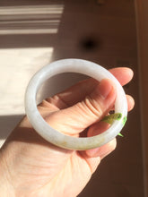 Load image into Gallery viewer, 51mm Certified Type A 100% Natural yellow/white Jadeite Jade bangle M33-0091
