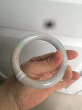 Load image into Gallery viewer, 58mm Certified 100% natural Type A light green/yellow/purple/blue round cut jadeite jade bangle AF3-9218