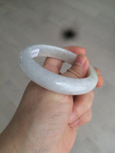 Load image into Gallery viewer, 55.5 mm Certified type A 100% Natural light purple/white/beige Jadeite bangle U117-6543
