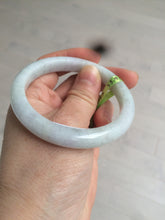 Load image into Gallery viewer, 53.9mm Certified Type A 100% Natural white/light purple Jadeite Jade bangle L117-2745