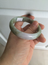 Load image into Gallery viewer, 52.7mm Type A 100% Natural light green/purple/brown Jadeite Jade bangle GC35-4159 (add on item)