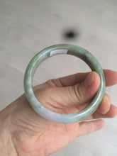 Load image into Gallery viewer, 52.7mm Type A 100% Natural light green/purple/brown Jadeite Jade bangle GC35-4159 (add on item)