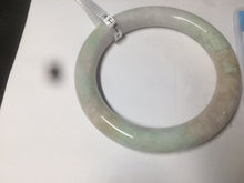 Load image into Gallery viewer, 58mm Certified 100% natural Type A light green/yellow/purple/blue round cut jadeite jade bangle AF3-9218