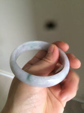 Load image into Gallery viewer, 54mm certified 100% natural Type A green/purple/yellow (Fu Lu Shou) jadeite jade bangle AH69-2634