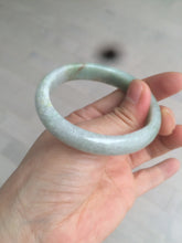 Load image into Gallery viewer, 49mm Type A 100% Natural light green/brown oval Jadeite Jade bangle AM63-6629