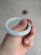 Load image into Gallery viewer, 52mm Certified 100% natural Type A light green/purple oval jadeite jade bangle U118-6866