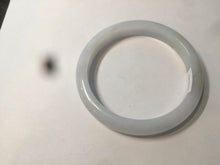 Load image into Gallery viewer, 54.9mm certified type A 100% Natural white green jadeite jade bangle AQ9-4205