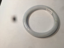 Load image into Gallery viewer, 54.9mm certified type A 100% Natural white green jadeite jade bangle AQ9-4205