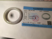 Load image into Gallery viewer, 56.5mm certified 100% natural Type A green yellow purple jadeite jade bangle AF8-8939