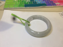 Load image into Gallery viewer, 57.4mm 100% natural Type A light green style jadeite jade bangle AB36-8519