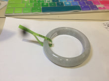 Load image into Gallery viewer, 57.4mm 100% natural Type A light green style jadeite jade bangle AB36-8519