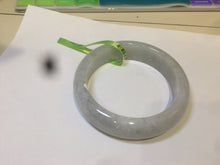 Load image into Gallery viewer, 57.4mm 100% natural Type A light green style jadeite jade bangle AB36-8519