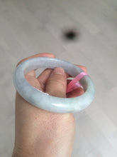 Load image into Gallery viewer, 57.9mm certified Type A 100% Natural light green/purple Jadeite Jade bangle AB39-3905
