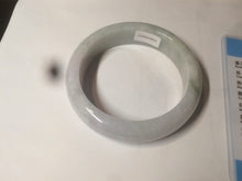 Load image into Gallery viewer, 55.7mm certified 100% natural Type A  green/white/purple jadeite jade bangle AF14-8935