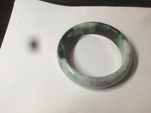 Load image into Gallery viewer, 53.5mm certified 100% natural Type A sunny green/dark green jadeite jade bangle Ak49-2724