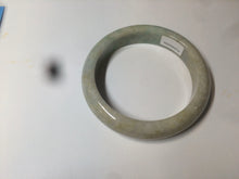Load image into Gallery viewer, 56.6mm Certified Type A 100% Natural sunny green brown Jadeite Jade bangle AB61-2770