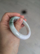 Load image into Gallery viewer, 53.7mm Certified Type A 100% Natural green/purple/brown Jadeite Jade bangle AR57-9788
