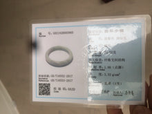 Load image into Gallery viewer, 57.9mm certified Type A 100% Natural light green/purple Jadeite Jade bangle AB39-3905