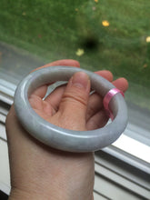 Load image into Gallery viewer, 57.9mm certified Type A 100% Natural light green/purple Jadeite Jade bangle AB39-3905