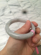 Load image into Gallery viewer, 57.9mm certified Type A 100% Natural light green/purple Jadeite Jade bangle AB39-3905