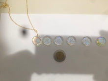 Load image into Gallery viewer, 17mm faceted glass crystal Initial letter "C" "H" "K" "L" "R" pendant (necklace) AD4 Add on item, not sale individually.