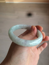 Load image into Gallery viewer, 54.5mm certified Type A 100% Natural green/purple/white  jadeite jade bangle S50-7163