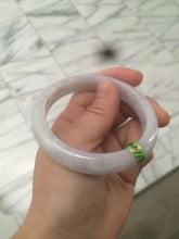 Load image into Gallery viewer, 55.9mm certified 100% natural green/white/purple jadeite jade bangle Z69-5705