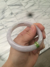 Load image into Gallery viewer, 55.9mm certified 100% natural green/white/purple jadeite jade bangle Z69-5705