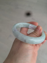 Load image into Gallery viewer, 54.5mm certified Type A 100% Natural green/purple/white  jadeite jade bangle S50-7163
