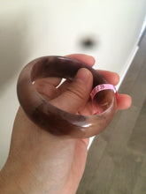 Load image into Gallery viewer, 56.8mm 100% natural red/purple/violet Quartzite (Shetaicui jade) bangle Y12