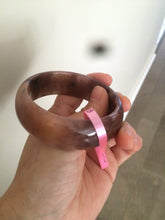 Load image into Gallery viewer, 56.8mm 100% natural red/purple/violet Quartzite (Shetaicui jade) bangle Y12