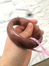 Load image into Gallery viewer, 56.8mm 100% natural red/purple/violet Quartzite (Shetaicui jade) bangle Y12