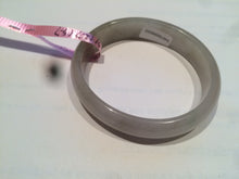 Load image into Gallery viewer, 50.5mm Certified Type A 100% Natural icy gary/green/brown oval Jadeite Jade bangle Z57-5353