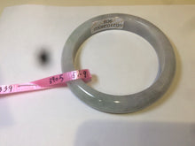 Load image into Gallery viewer, 57.9mm certified Type A 100% Natural light green/purple Jadeite Jade bangle AB39-3905