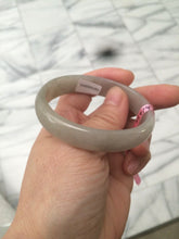 Load image into Gallery viewer, 50.5mm Certified Type A 100% Natural icy gary/green/brown oval Jadeite Jade bangle Z57-5353