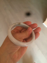 Load image into Gallery viewer, 58.8mm certified Type A 100% Natural light green/purple Jadeite bangle D85-1702