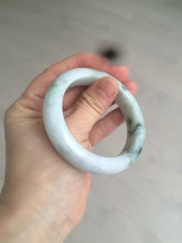 Load image into Gallery viewer, 53.5mm certified 100% natural Type A green/purple/white jadeite jade bangle AB90-1704